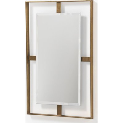 Miroir mural doré en métal design élégant pour intérieur RECOLLECTION