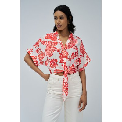 CHEMISE AVEC NOEUD À LOURLET SALSA JEANS
