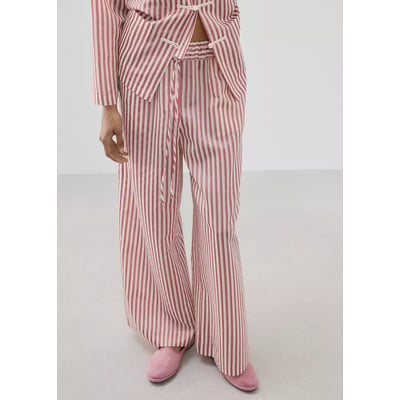 Chemise pyjama rayures MANGO