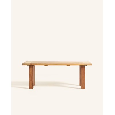 Pack de 2 bancs d'extérieur en bois - RONDA HANNUN