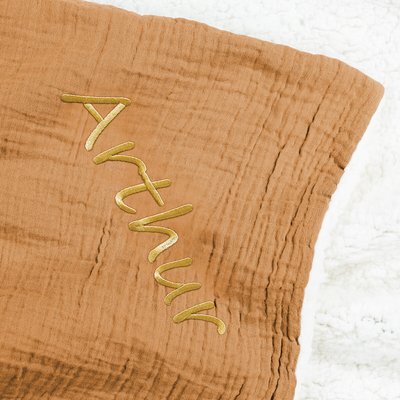 Couverture bébé gaze coton personnalisé Kumla LA REDOUTE INTERIEURS