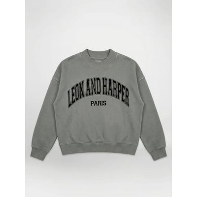 Sweatshirt STEFI mit Rundhalsausschnitt LEON & HARPER