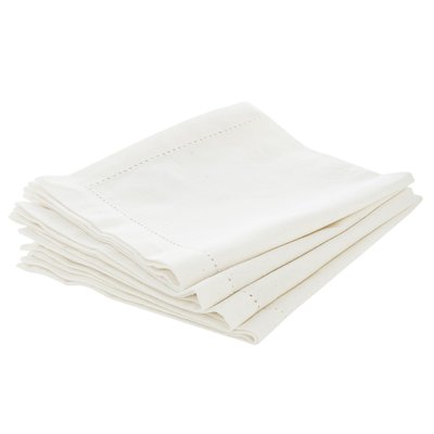 Ensemble de 4 serviettes de table CHAMBRAY ATMOSPHERA