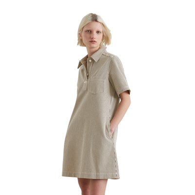 Robe en jean regular en coton organique rayé MARC O’POLO DENIM