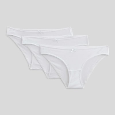 Lot de 3 culottes ALIX en coton BIO, certifié OEKO-TEX MONOPRIX