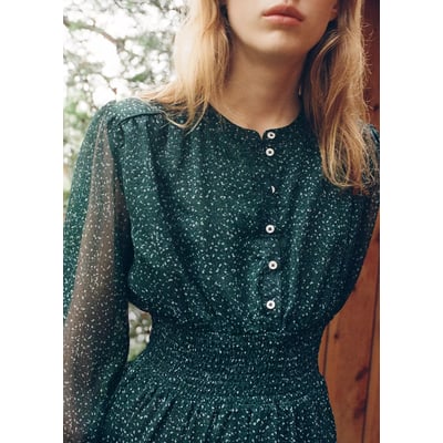 Robe gaze imprimée MANGO TEEN