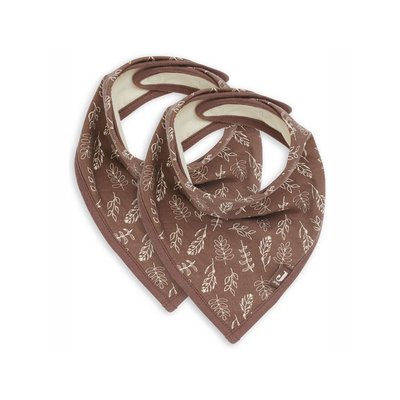 Lot de 2 bavoirs bandana Snake Ash Green JOLLEIN