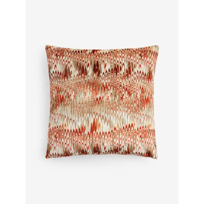 Coussin en velours ciselé abstrait mirage NEXT