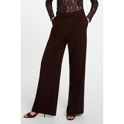 Pantalon large taille haute MORGAN
