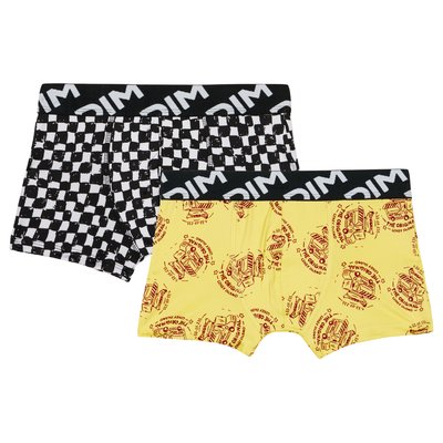 Lot de 2 boxers imprimés en microfibre DIM
