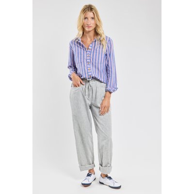 Pantalon taille élastique - coton et lin ARMOR-LUX