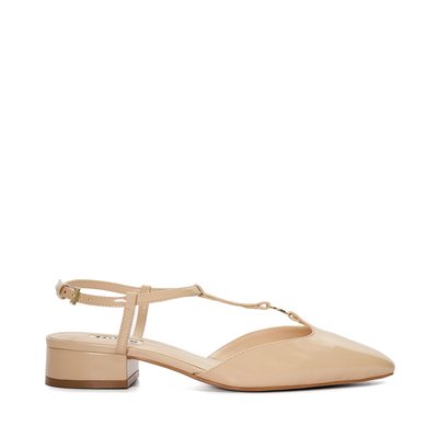 Escarpin vernis rose poudre store