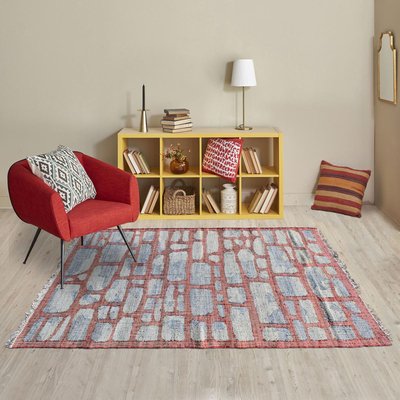 Tapis en jute fait à la main motif géométrique JUTAP UN AMOUR DE TAPIS