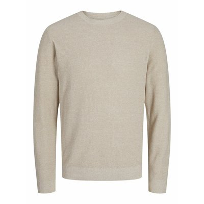 Пуловер с круглым вырезом из хлопка JACK & JONES