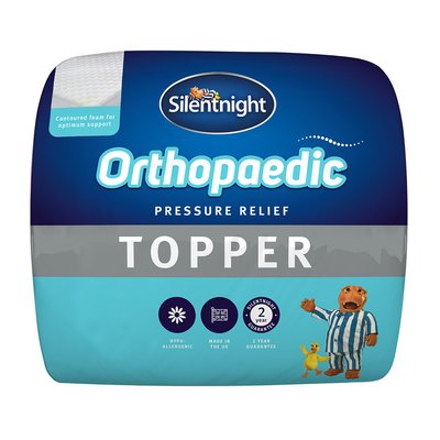 Orthopedic 3cm Mattress Topper with Cover SILENTNIGHT