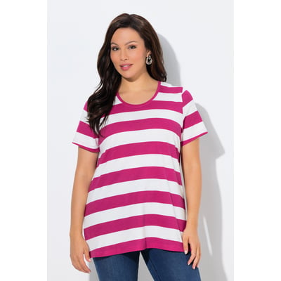 T-shirt rayé, coupe Classic Fit ULLA POPKEN