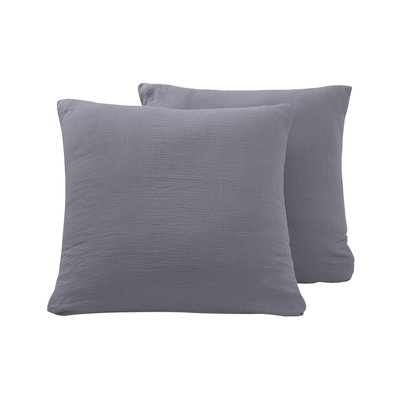 Lot de 2 taies d'oreiller en gaze de coton LOFT SENSEI MAISON