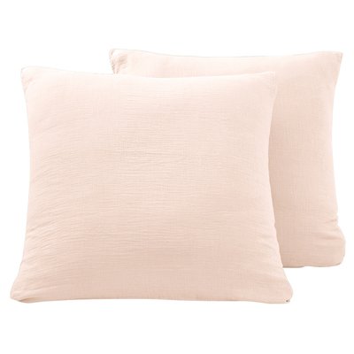 Lot de 2 taies d'oreiller en gaze de coton LOFT SENSEI MAISON