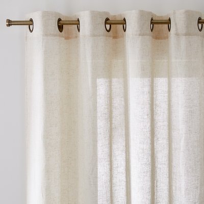Voilage polyester et lin oeillet Aron LA REDOUTE INTERIEURS