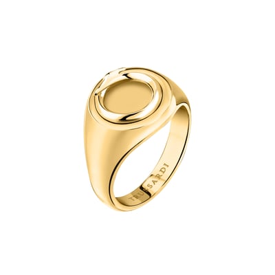 Bague en acier,cristaux, T-HERITAGE TRUSSARDI