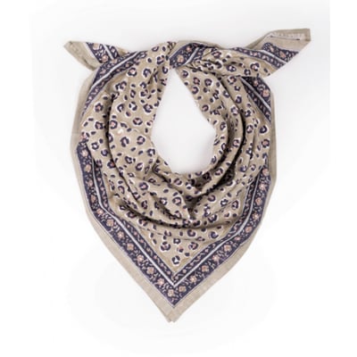 Grand foulard en coton BENGAL BINDI ATELIER