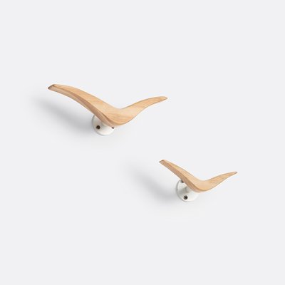 Lot de 2 patères, forme oiseaux LA REDOUTE INTERIEURS