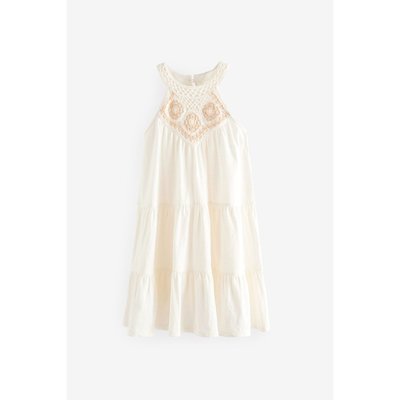 Robe en crochet de jersey volants superposés NEXT