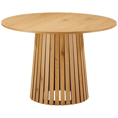 Table à manger en bois clair, ronde, LIV HAPPY GARDEN