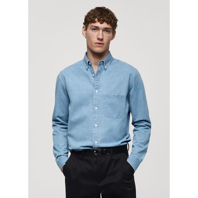 Chemise en jean 100 % coton MANGO MAN