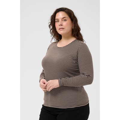 T-shirt à manches longues KAFFE CURVE