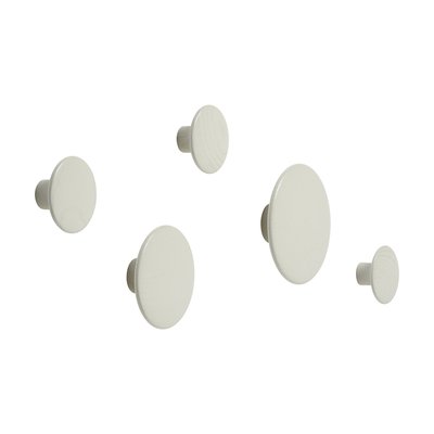 Patère murale (lot de 5) PATÈRES THE DOTS MUUTO