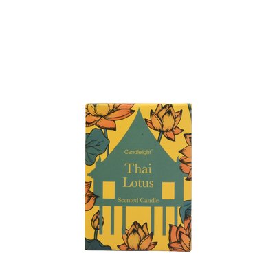 Thai Lotus Wax Filled Pot Candle in Gift Box SO'HOME