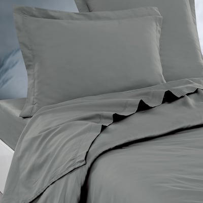Parure drap plat + 2 taies 65x65 cm SOFT PERCALE SENSEI MAISON