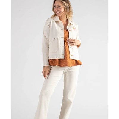 Blouson jean beige femme La Redoute