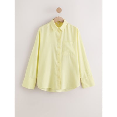 Chemise décontractée à manches longues en lin NEXT