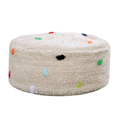 Pouf lavable en coton, MINI DOTS HAPPY DECOR KIDS