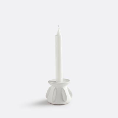 Bougeoir en céramique texturée H7 cm, Ilia LA REDOUTE INTERIEURS