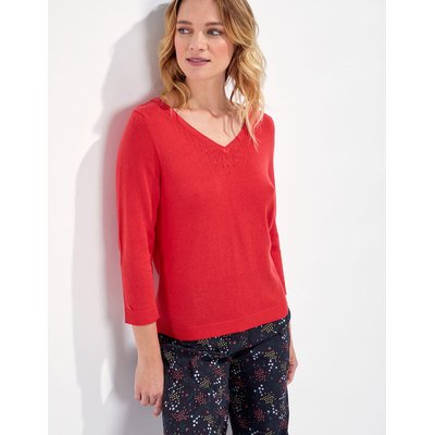 Pull col V maille BARITO LA FIANCÉE