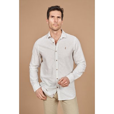 Chemise à rayures en lin MCS