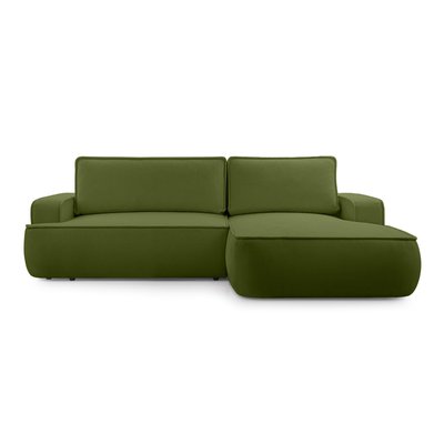 Canapé d'Angle Convertible en Tissu texturé 4 places - NESSINO LISA DESIGN