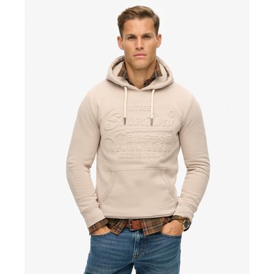 Sweat à capuche à logo graphique en relief SUPERDRY