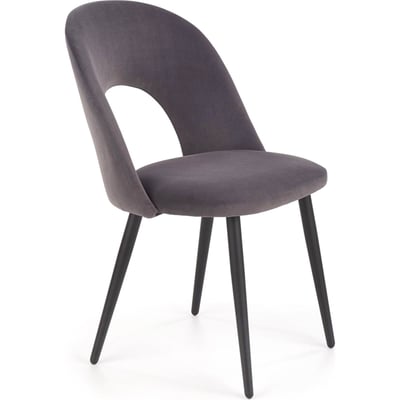 Chaise tapissée BELVE au dossier ajouré RECOLLECTION