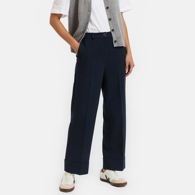 Pantalon droit taille haute, longueur 7/8ème LA REDOUTE COLLECTIONS
