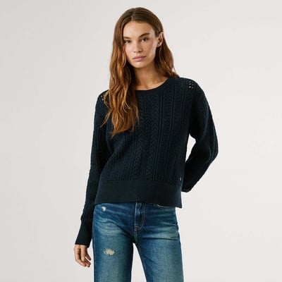 Pull Ajouré Col Rond PEPE JEANS