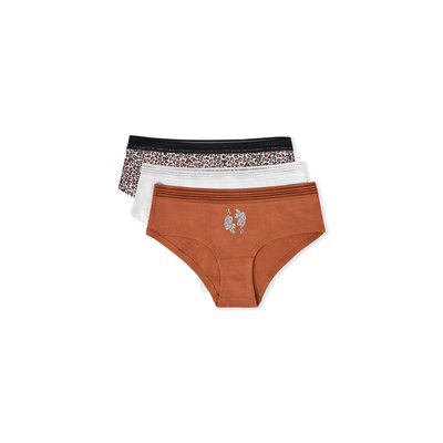 Lot de 3 shortys en coton et dentelle JACKIE LACE ETAM