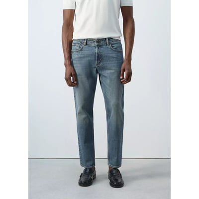 Jean Ben cropped tapered-fit MANGO MAN