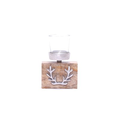 Porte bougie chauffe-plat cerf - petit modèle TOILINUX