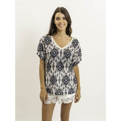 Top Manches Courtes Motifs Flavina DONA LISA