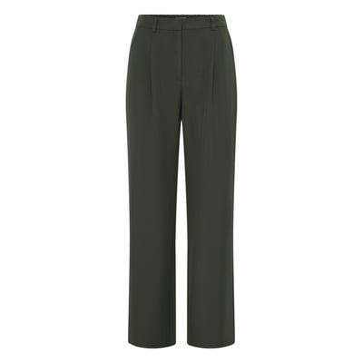 Pantalon large à pinces, taille elastiquée ICHI