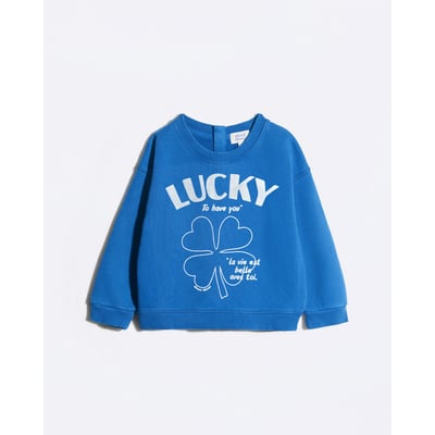 Sweat Lucky is to have you en coton bio EMOI EMOI